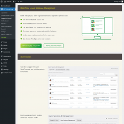Page screenshot: WP Activity Log &rarr; Logged In Users ⇪