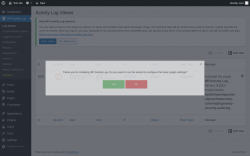 Page screenshot: Activity Log Viewer &lsaquo; Test site &mdash; WordPress