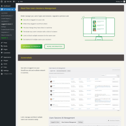 Page screenshot: WP Activity Log &rarr; Logged In Users ⇪