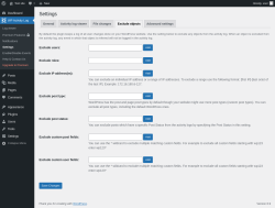 Page screenshot: WP Activity Log
					#wsal-notices-menu .update-count {
						position: absolute !important;
						top: 2px !important;
						right: 4px !important;
						min-width: 20px !important;
						margin-right: 2px !important;
						line-height: 1.2rem !important;
						background: #d63638 !important;
						border-radius: 50% !important;
						display: inline-block !important;
						vertical-align: top !important;
						z-index: 26 !important;
						font-weight: bold !important;
					}
					#wsal-notices-menu.update-plugins {
						display: inline !important;
						background: none !important;
					}
				 → Settings → 
					Exclude objects				