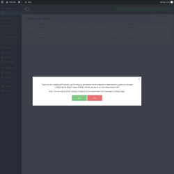 Page screenshot: Activity Log Viewer &lsaquo; Test site &mdash; WordPress