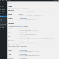 Page screenshot: Tools → Sentry