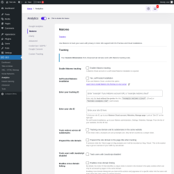 Page screenshot: SEO &rarr; Analytics &rarr; Matomo