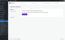 Page screenshot: Wizard &lsaquo; Test site &mdash; WordPress