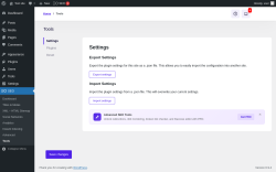Page screenshot: SEO &rarr; Tools