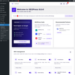 Page screenshot: SEO