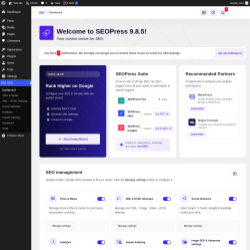 Page screenshot: SEO