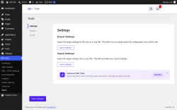 Page screenshot: SEO &rarr; Tools