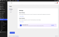 Page screenshot: SEO &rarr; Tools