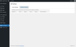 Page screenshot: WP Settings