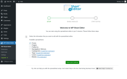Page screenshot: WP Sheet Editor