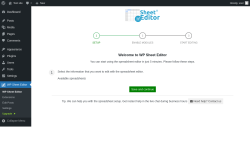 Page screenshot: WP Sheet Editor