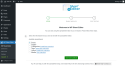 Page screenshot: WP Sheet Editor