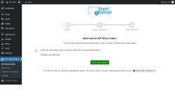 Page screenshot: WP Sheet Editor