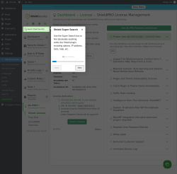 Page screenshot: Shield Security → ShieldPRO