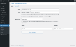 Page screenshot: Simple Redirect → Add New