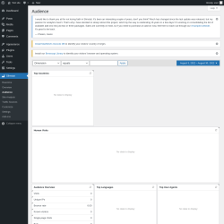 Page screenshot: Slimstat &rarr; Audience