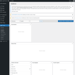 Page screenshot: Slimstat &rarr; Audience