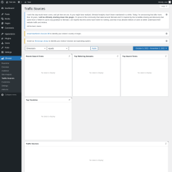 Page screenshot: Slimstat &rarr; Traffic Sources