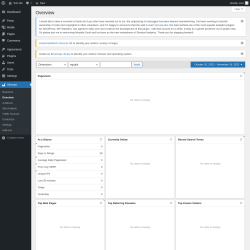 Page screenshot: Slimstat &rarr; Overview