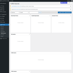 Page screenshot: Slimstat &rarr; Traffic Sources