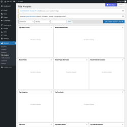 Page screenshot: Slimstat &rarr; Site Analysis