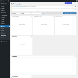 Page screenshot: Slimstat &rarr; Traffic Sources