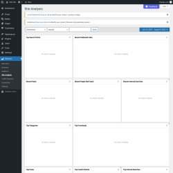 Page screenshot: Slimstat &rarr; Site Analysis