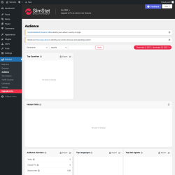 Page screenshot: Slimstat &rarr; Audience