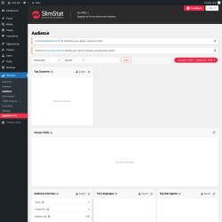 Page screenshot: Slimstat &rarr; Audience