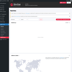 Page screenshot: Slimstat