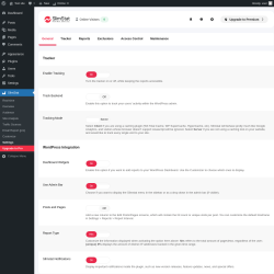 Page screenshot: SlimStat &rarr; Settings