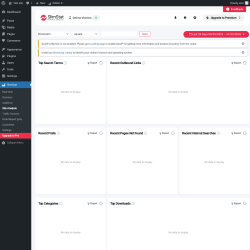 Page screenshot: SlimStat &rarr; Site Analysis