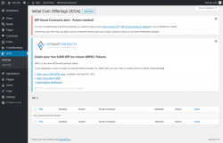 Page screenshot: ICOs