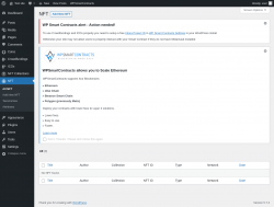 Page screenshot: NFT