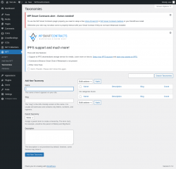 Page screenshot: NFT → Taxonomies