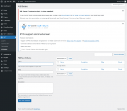 Page screenshot: NFT → Attributes