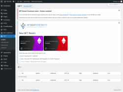 Page screenshot: NFT