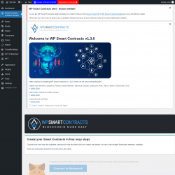 Page screenshot: Smart Contract Creation Wizard