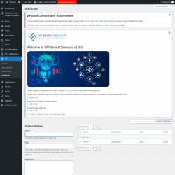 Page screenshot: NFT → Attributes