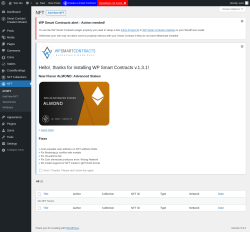 Page screenshot: NFT