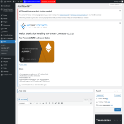 Page screenshot: NFT → Add New NFT