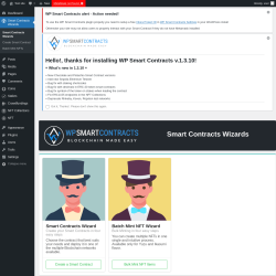 Page screenshot: Smart Contracts Wizards
