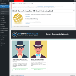 Page screenshot: Smart Contracts Wizards