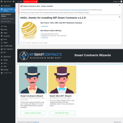 Page screenshot: Smart Contracts Wizards