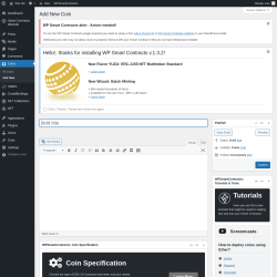 Page screenshot: Coins → Add New