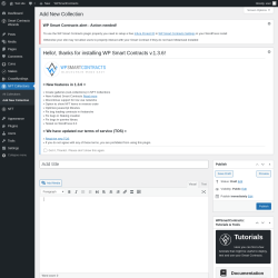 Page screenshot: NFT Collections → Add New Collection