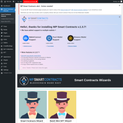 Page screenshot: Smart Contracts Wizards