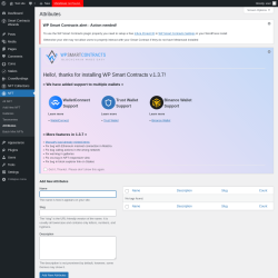 Page screenshot: NFT → Attributes