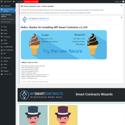 Page screenshot: Smart Contracts Wizards